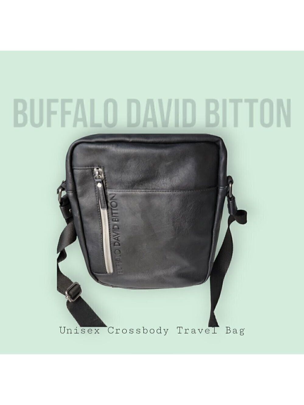 Buffalo David Bitton Unisex Crossbody Travel Bag - Great Organizing Bag